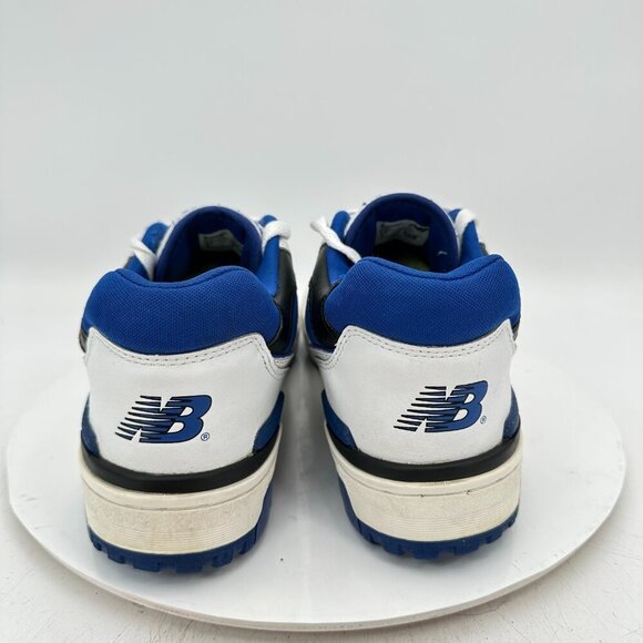 New Balance 550 Men Size 9.5D BB550SN1 White Team Royal Blue Training Shoes - Picture 5 of 11